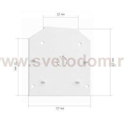 ST003.589.04 Торцевая заглушка, черный (2 шт) для ST003.129.04 ST-Luce SKYLINE 48