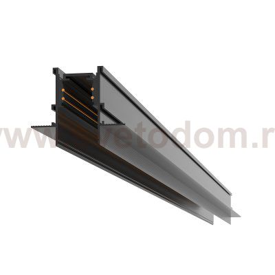 ST004.429.12.1 Шинопровод магнитный встраиваемый под ГКЛ 12мм ST-Luce Черный Длина 2 000мм SKYLINE 48