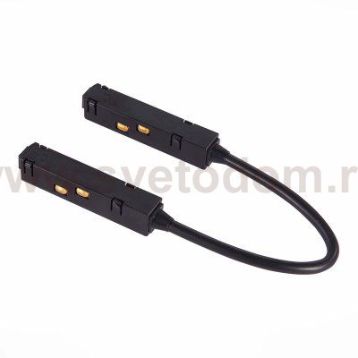 ST006.449.00.1 Коннектор питания угловой для магнитного шинопровода  ST-Luce Черный SKYLINE 48