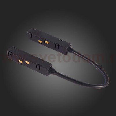 ST006.449.00.1 Коннектор питания угловой для магнитного шинопровода  ST-Luce Черный SKYLINE 48