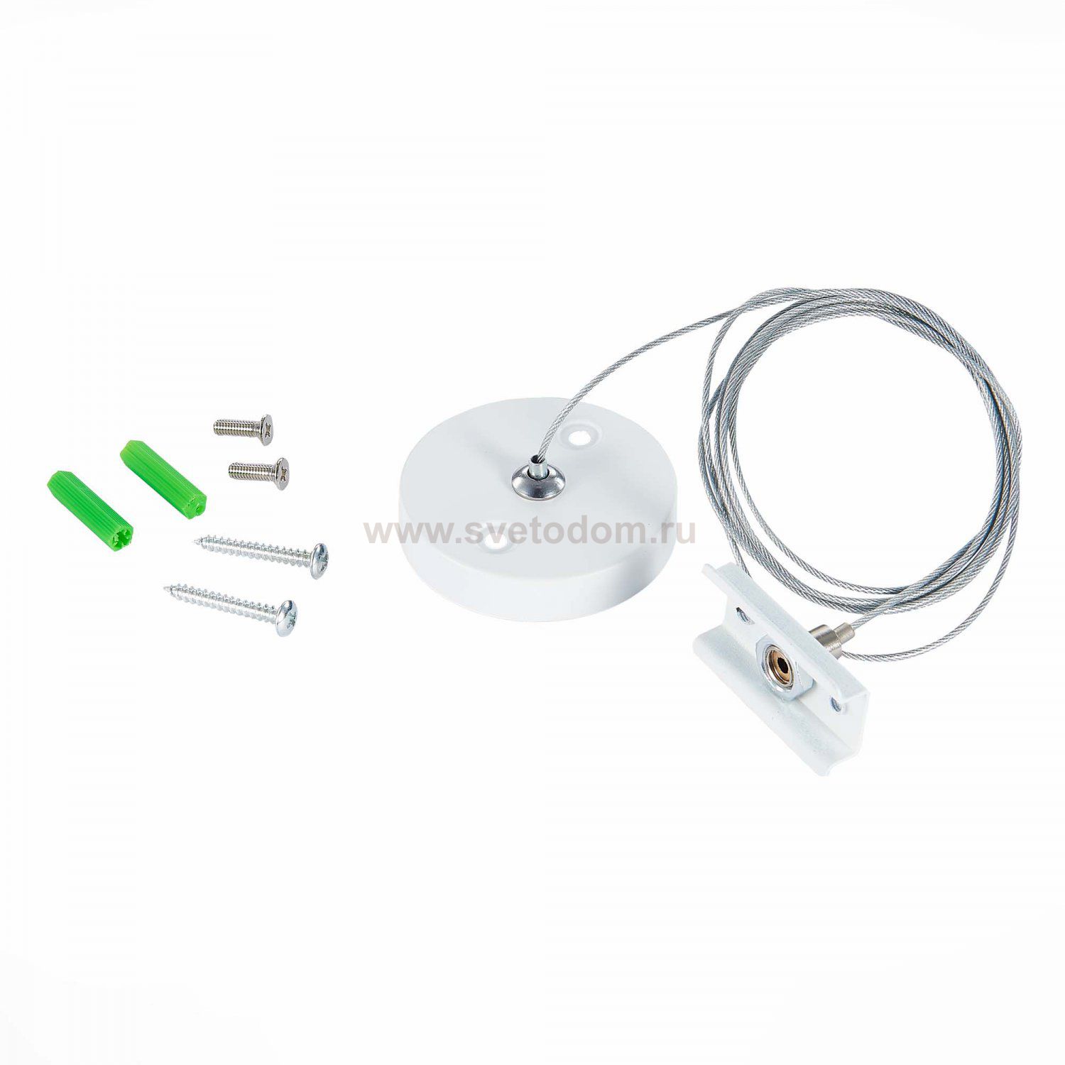 ST015.522.17H Тросовый подвес для шинопровода SKYLINE 220 ST-Luce Белый SKYLINE 220