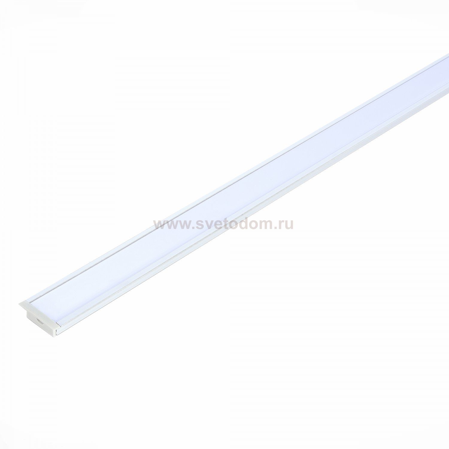 Встраиваемый алюминиевый профиль с рассеивателем(к-т: 2 загл.+4 креп.Скобы) St luce ST017.129.04 ST017