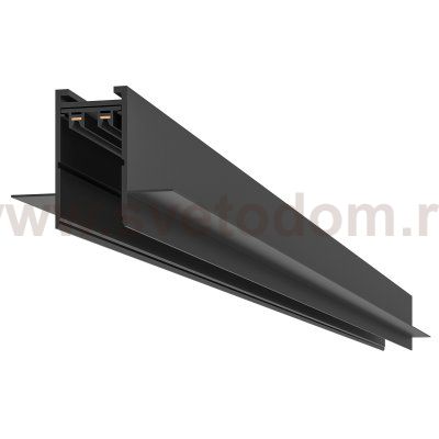 ST021.419.00H Шинопровод SKYLINE 220 встраиваемый ST-Luce Черный Длина 1 000мм SKYLINE 220