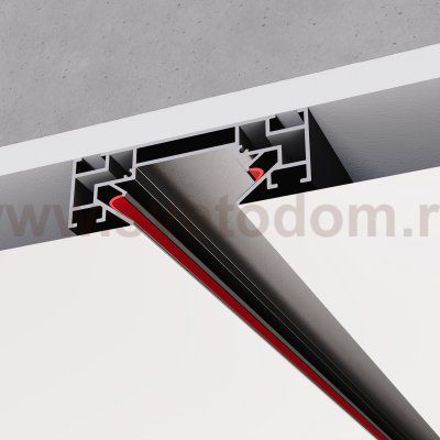 Профиль под натяжной потолок однофазный St luce ST045.429.02 Однофазная трековая система