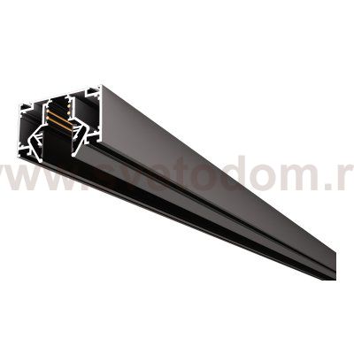 ST047.419.02 Шинопровод для монтажа SKYLINE 48 под натяжной потолок  ST-Luce Черный Длина 1 000мм (З SKYLINE 48