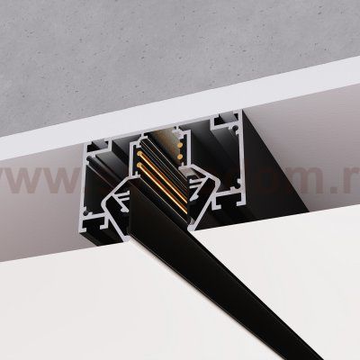 ST047.519.02 Шинопровод для монтажа SKYLINE 48 под натяжной потолок  ST-Luce Белый Длина 1 000мм SKYLINE 48