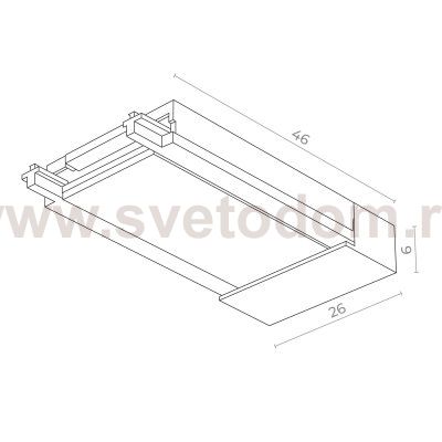 Комплектующие St luce ST067.409.20 SKYFLAT