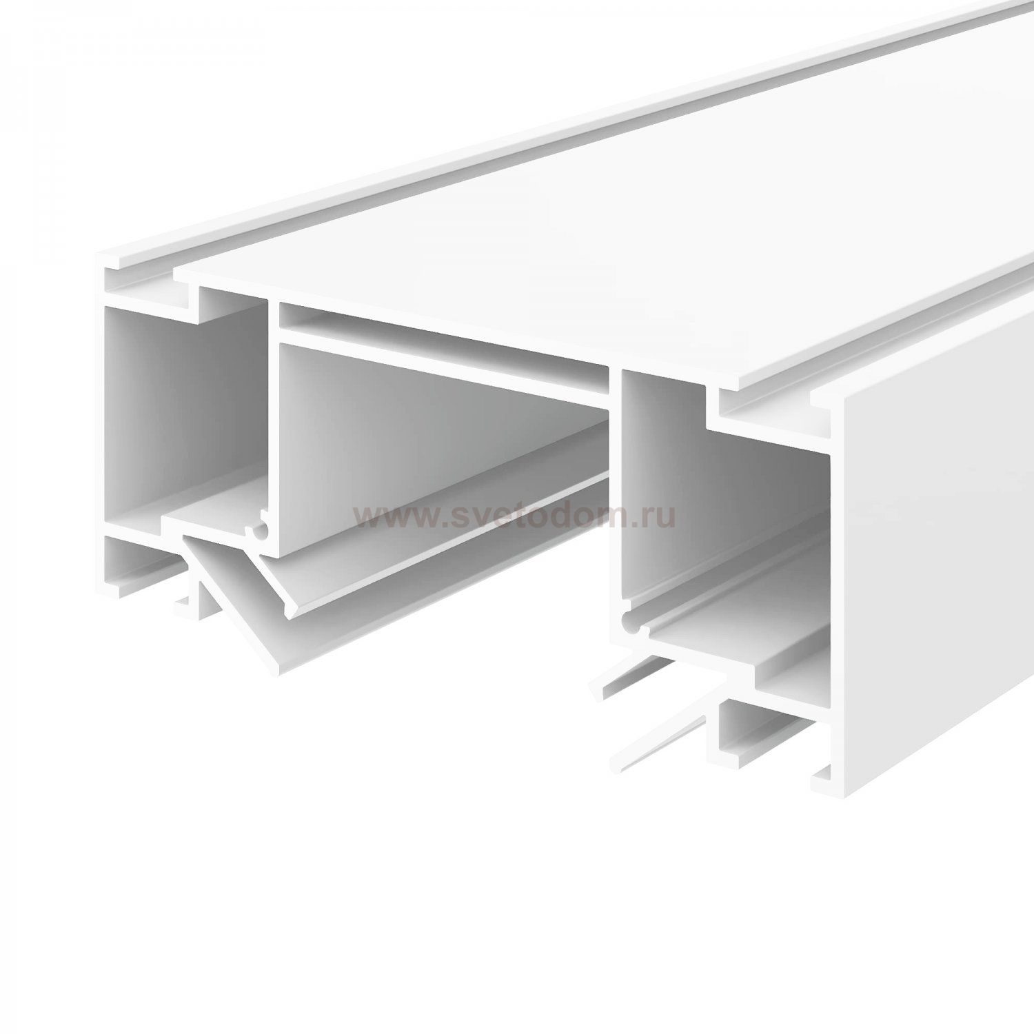 ST1047.529.02 Профиль для монтажа 48 под натяж. потолок ST-Luce Белый L 2000мм (Заглуш внеш 2 в ком) SKYLINE 48+