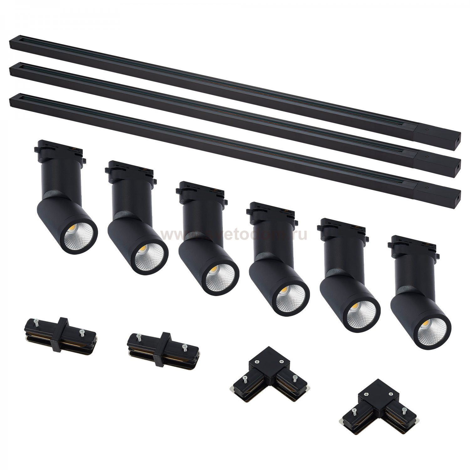 ST2650.430.06 Комплект трек,черный,6 св-ков,3 шинопр-да,кон-ры,ST650.436.10,ST001.419.00,ST002.419.0 BASE