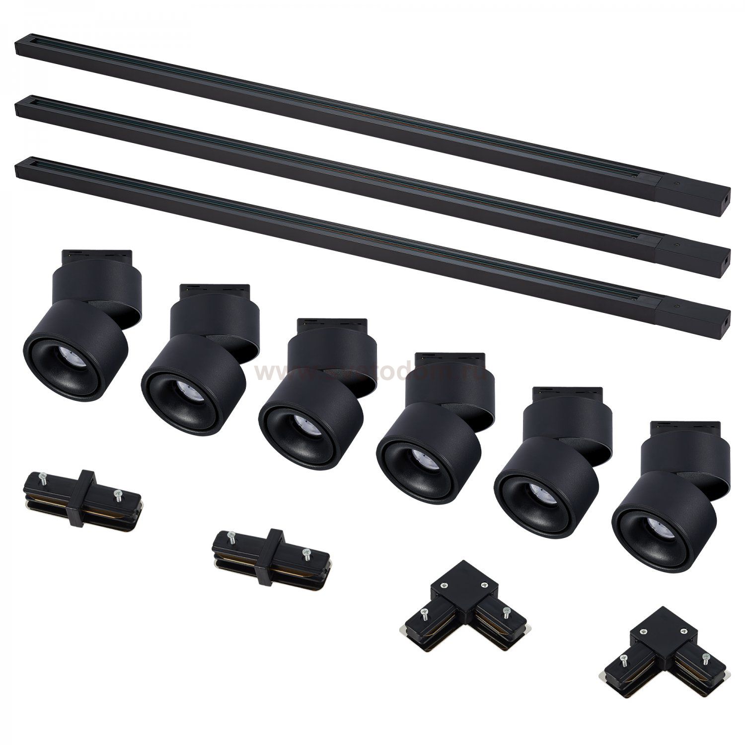 ST2652.430.06 Комплект трек, черный,6св-ков,3шинопр-да, кон-ры,ST652.436.12,ST001.419.00,ST002.419.0 BASE