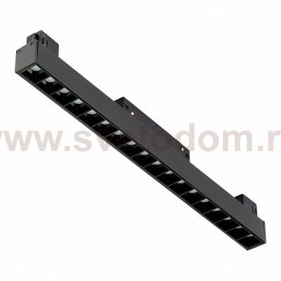 ST361.436.18PWM4 Магнитный трековый светильник Черный LED 1*18W 3000K 1 407Lm Ra>90 36о IP20 L331xW SKYLINE 48