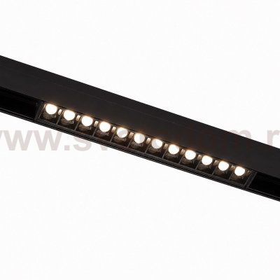 ST361.446.12.1 Магнитный трековый светильник Черный LED 1*12W 4000K 1009Lm Ra>90 36о IP20 L222xW22xH SKYLINE 48