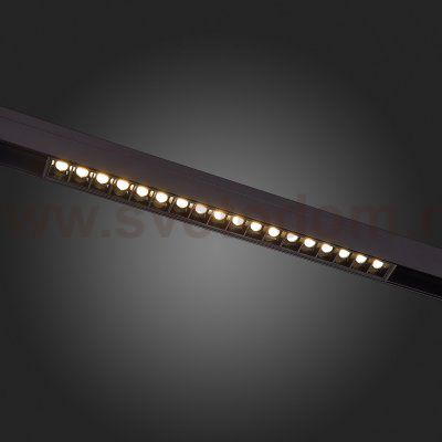 ST361.446.18.1 Магнитный трековый светильник Черный LED 1*18W 4000K 1407Lm Ra>90 36о IP20 L331xW22xH SKYLINE 48