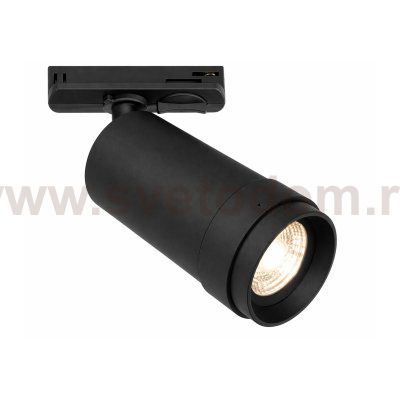 ST385.436.20TRIAC  Св-к трек. Zoom Черный LED 1*20W 3000K 1 800Lm Ra 10-55° IP20 D65xH145 220V BASE