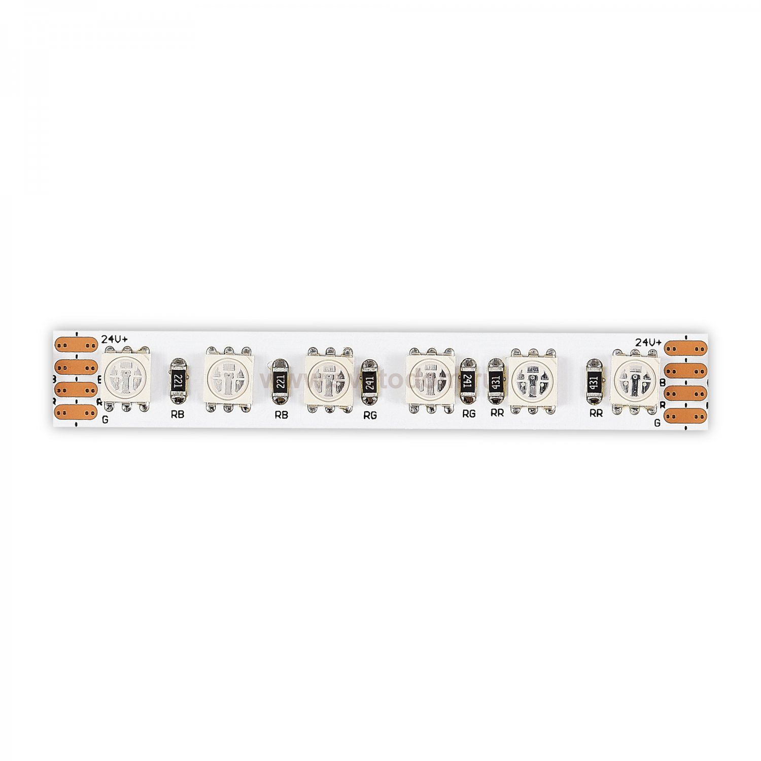 ST5004.017.20RGB Светодиодная лента  - -*16,8W  Lm Ra90 IP20 L5000xW10xH2 24В  (5 метров) Светодиодные ленты