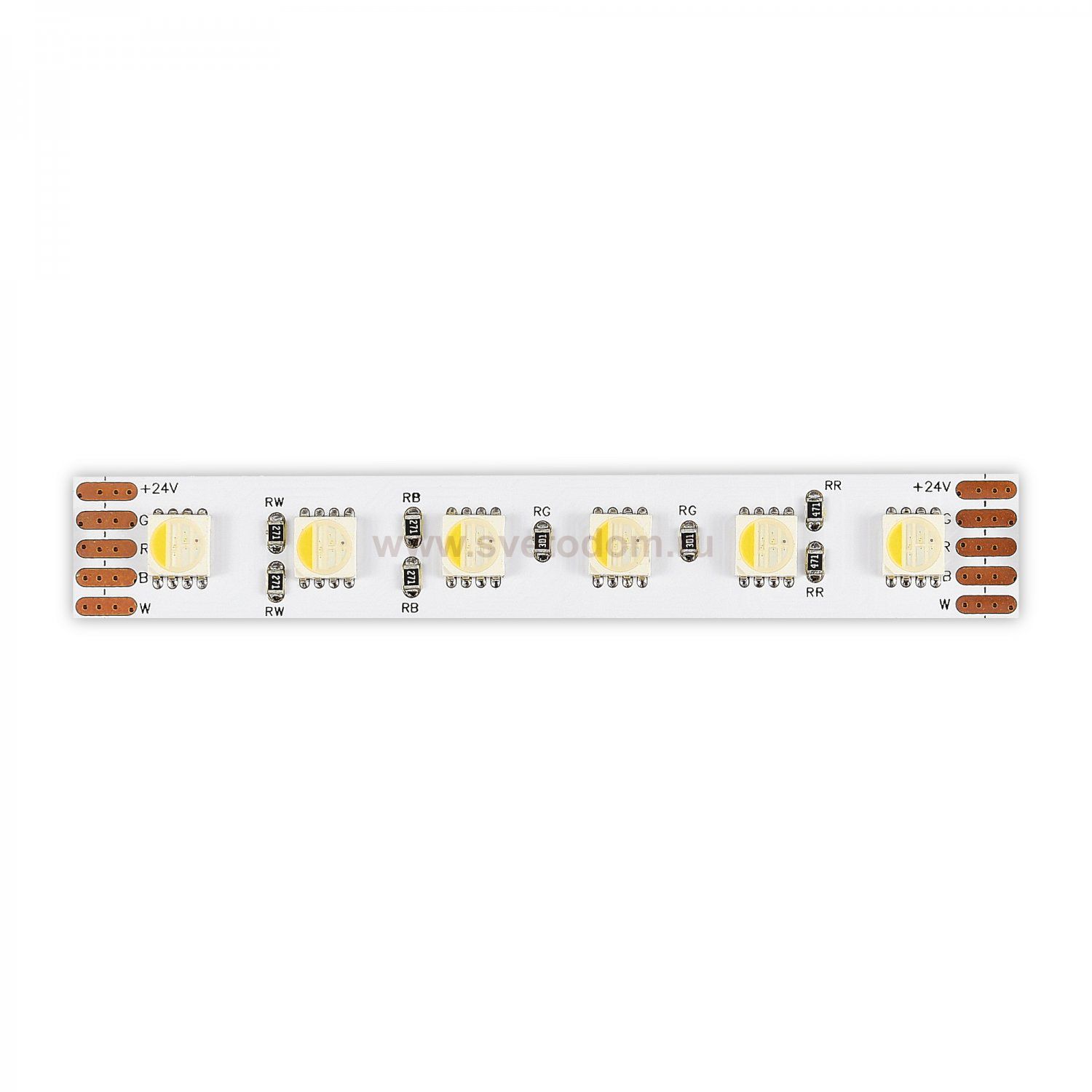 ST5005.418.20RGBW Светодиодная лента 18Вт/м (сум.) 4000К 2100Lm (для бел.) Ra90 IP20 L5000xW12 24В ( Светодиодные ленты