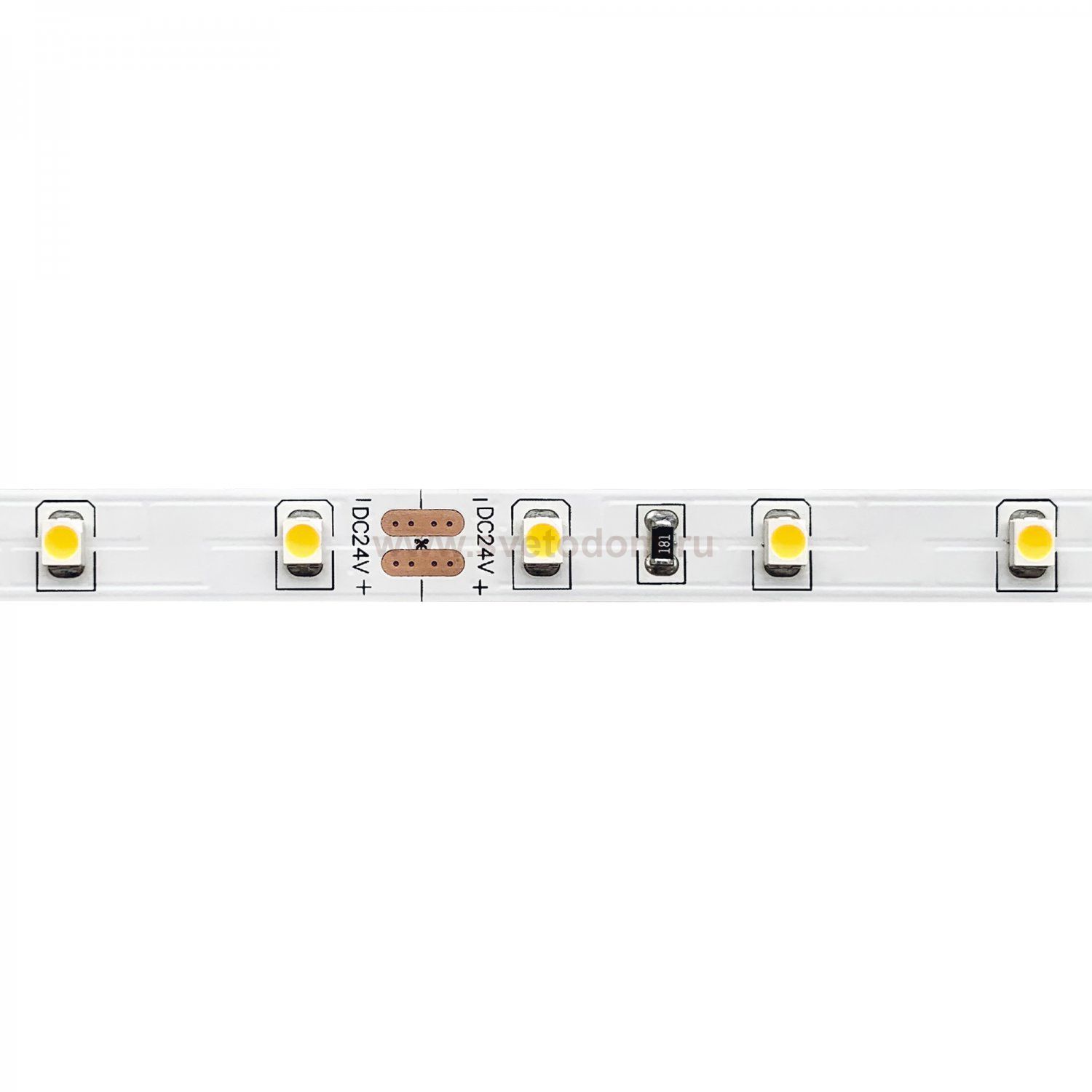 ST5016.405.20 Светодиодная лента  - 60leds/м*4.8W/мW 4000K 400Lm Ra80 120о IP20 L5000xW8xH2 24V (5 м Светодиодные ленты