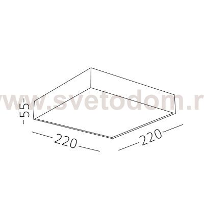 Светильник накладной светодиодный St luce ST608.442.27 Накладные светильники