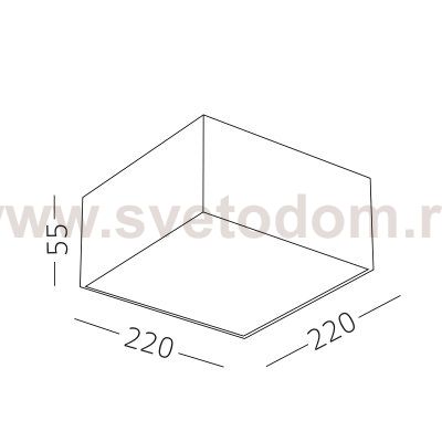 Светильник накладной светодиодный St luce ST608.532.27 Накладные светильники