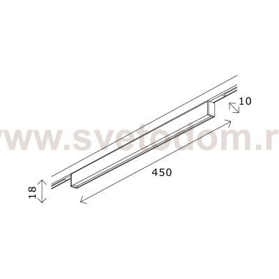 Светильник встраиваемый трековый St luce ST665.446.12 SUPER5