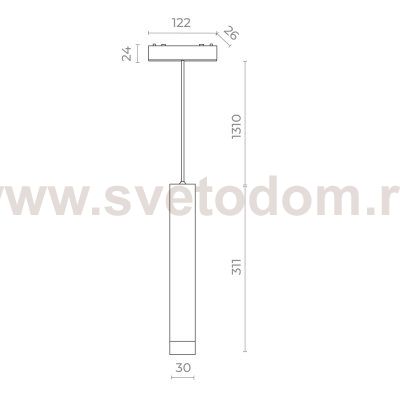 Светильник  трековый St luce ST680.543.07 SKYFLAT