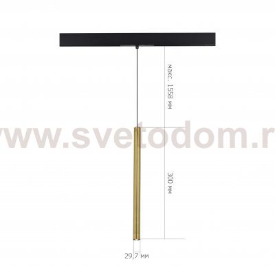 Светильник  трековый St luce ST682.346.07 SKYLINE 48
