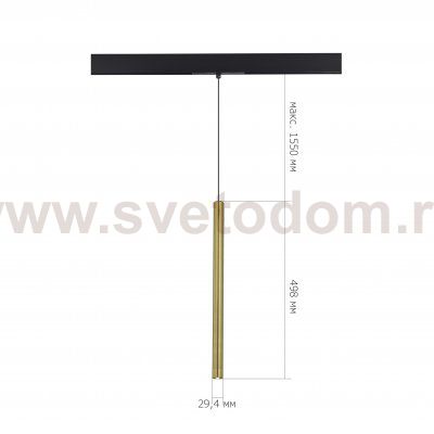 Светильник  трековый St luce ST683.346.08 SKYLINE 48