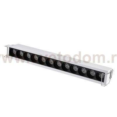 ST762.532.12 Св-к встр. белый LED 1*12W 3000K 1 200Lm Ra 24° IP20 L240xW30xH36 170-240VV Встраиваемые светильники