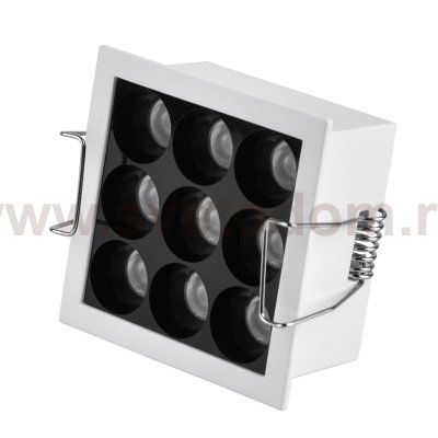 ST763.542.10 Св-к встр. белый LED 1*10W 4000K 950Lm Ra 24° IP20 L71xW71xH36 170-240VV Встраиваемые светильники