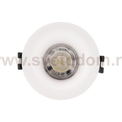 ST905.508.01_3 Светильник встраиваемый со сменным модулем ST-Luce белый/прозрачный LED 1*5W 4000K Встраиваемые светильники