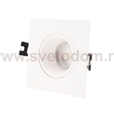 ST906.518.01_3 Светильник встраиваемый со сменным модулем ST-Luce белый/прозрачный LED 1*5W 4000K Встраиваемые светильники