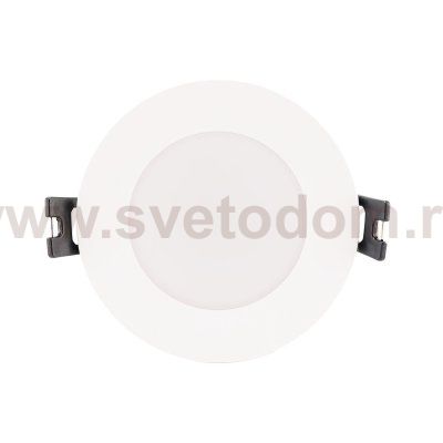 ST907.508.01_3 Светильник встраиваемый со сменным модулем ST-Luce белый/прозрачный LED 1*5W 4000K Встраиваемые светильники