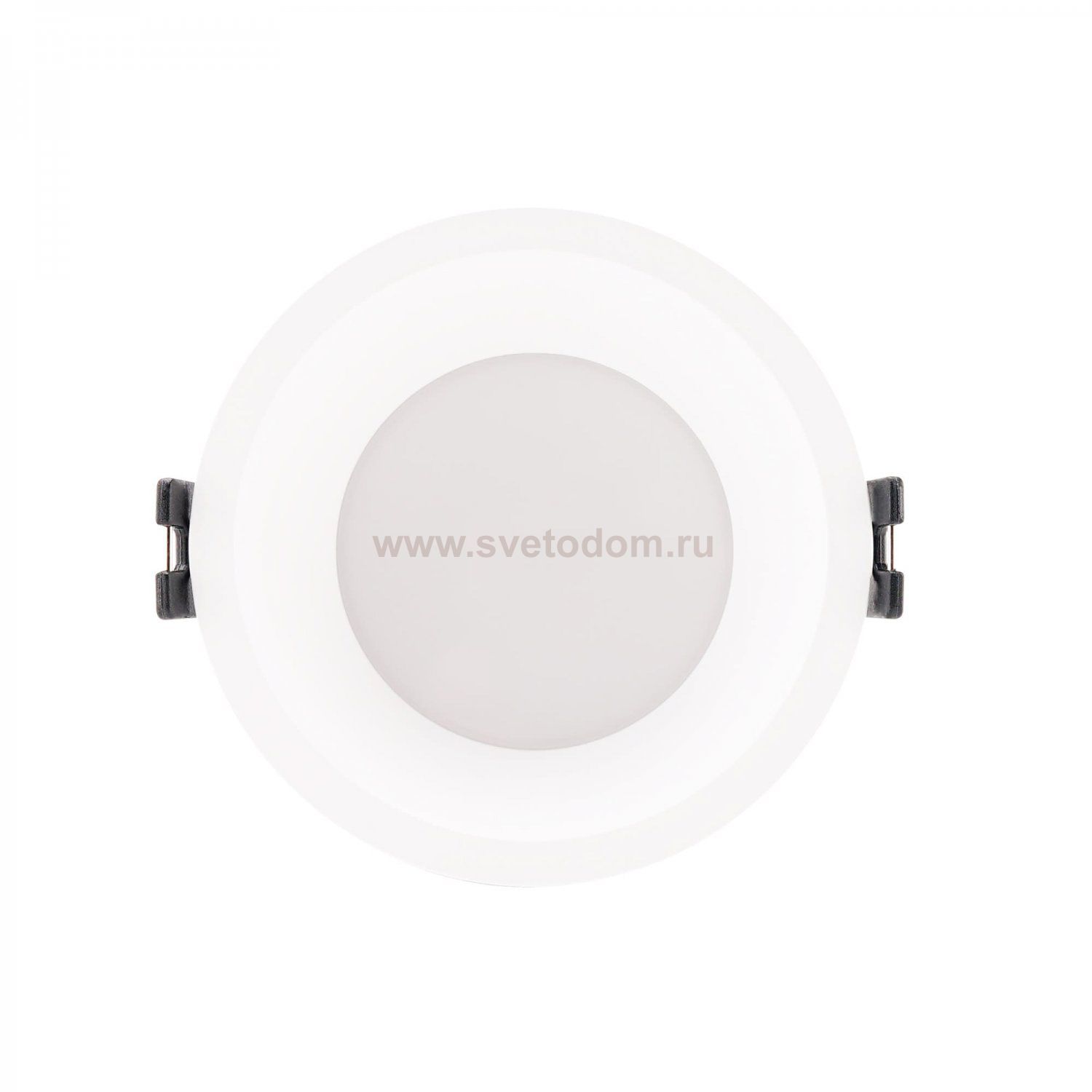 ST907.518.01_3 Светильник встраиваемый со сменным модулем ST-Luce белый/прозрачный LED 1*5W 4000K Встраиваемые светильники