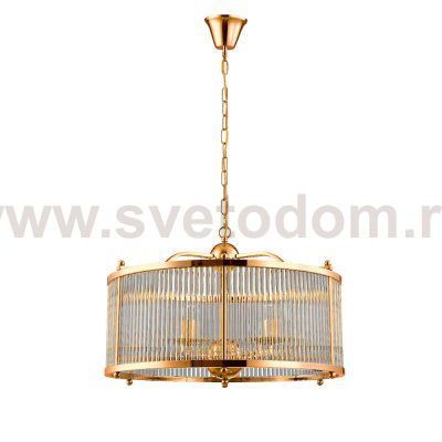 Люстра Crystal Lux TADEO SP6 D600 GOLD/TRANSPARENTE (3031/306)