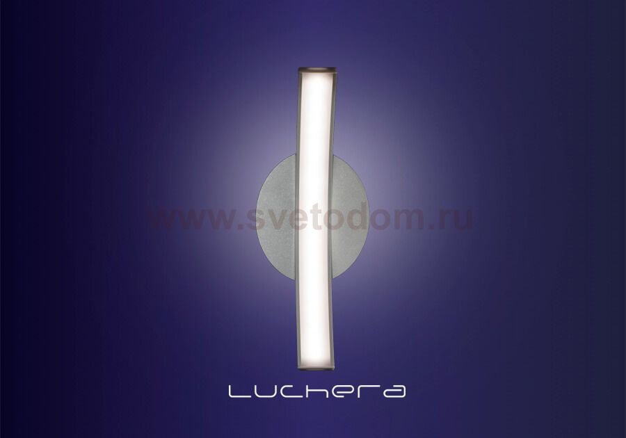 Светильник бра серая TBAR1-32-01/Gr/3000К Лючера