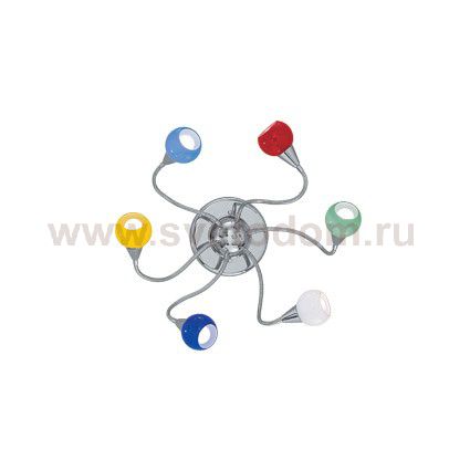 Люстра Ideal lux TENDER PL6 COLOR (6550)