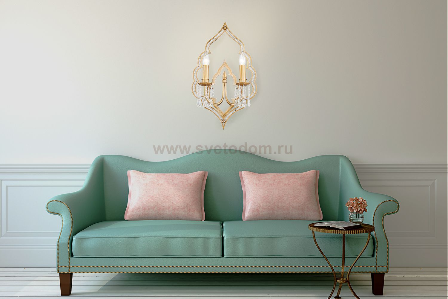 Светильник настенный бра Lucia Tucci tenerezza W5490.2 gold