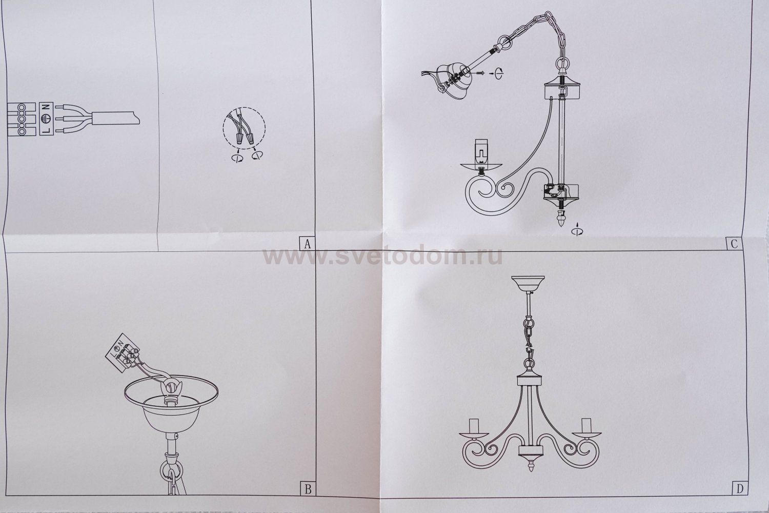 Люстра подвесная Dalila TL6010D-05 Toplight