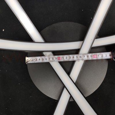 Люстра светодиодная черная TLAR3-51-07/B/4000К Лючера