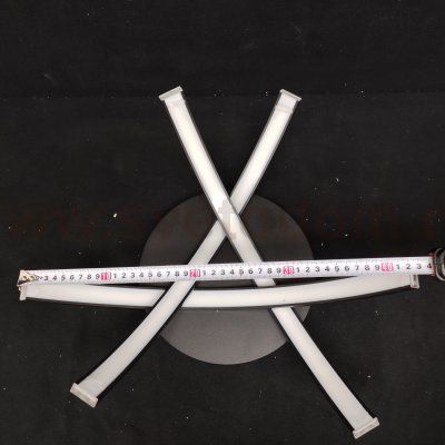 Люстра светодиодная черная TLAR3-51-07/B/4000К Лючера