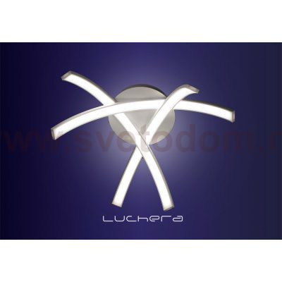 Люстра светодиодная серебристая TLAR3-51-07/S/4000К Лючера