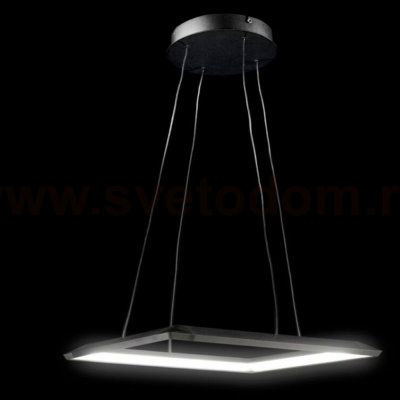 Люстра светодиодная черный квадрат 700*700мм TLCU1-70-01/B/4000К Лючера