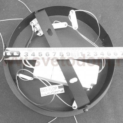 Люстра светодиодная черная TLCU2-52/70-01/B/3000К Лючера