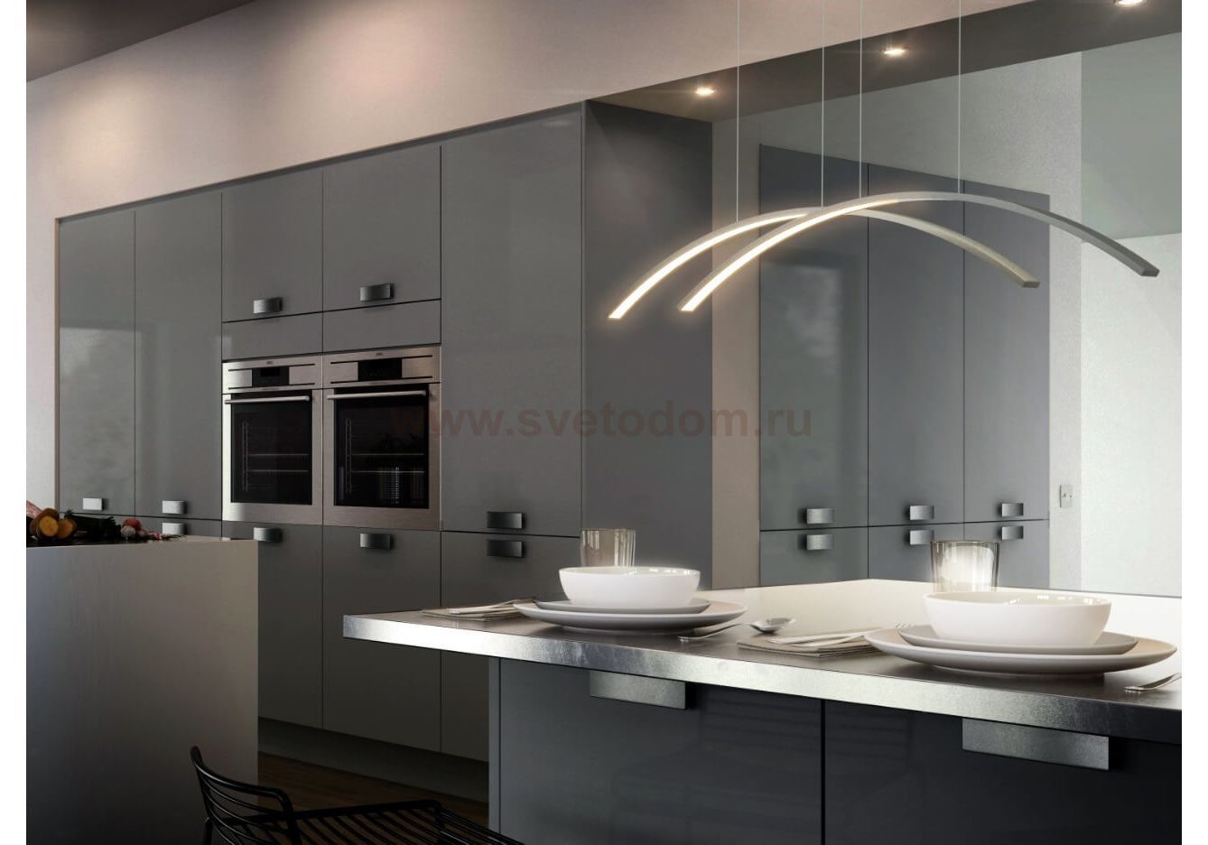 Светодиодный линейный светильник TLAR1-120-01/W/4000К Лючера