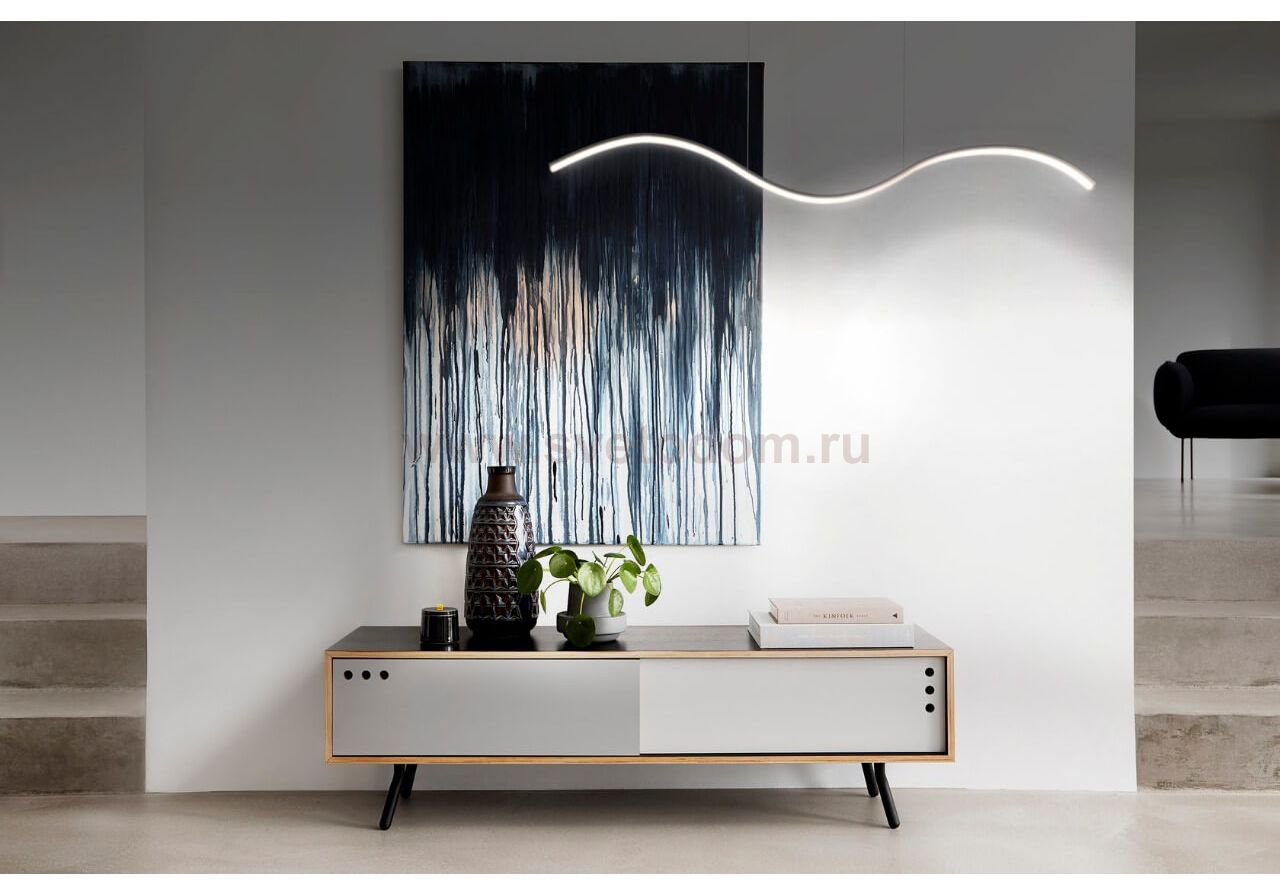 Светодиодный линейный светильник серебро TLOL1-120-01/S/3000К Лючера