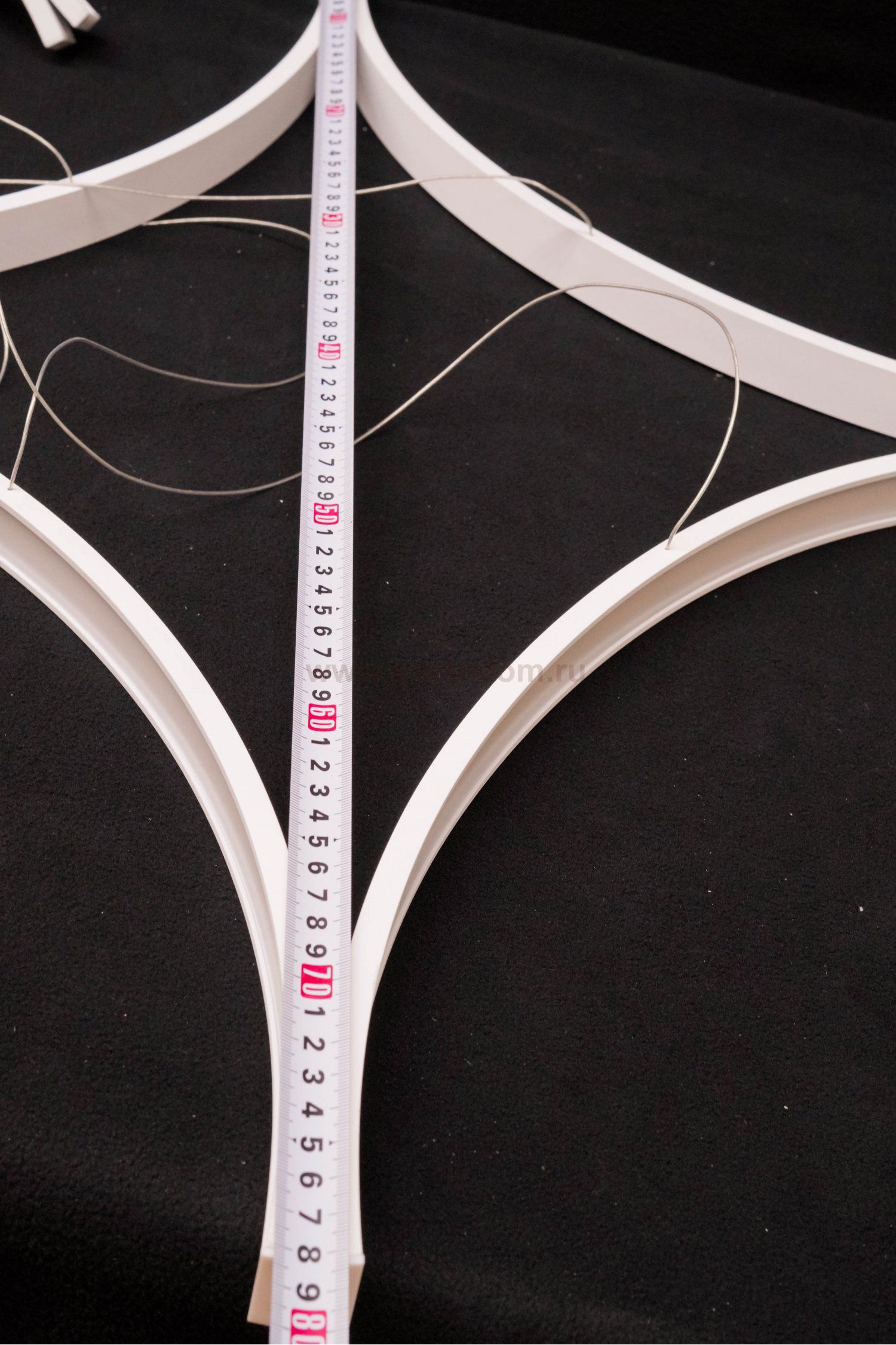 Люстра светодиодная белая TLRO2-40/70-01/W/3000К Лючера