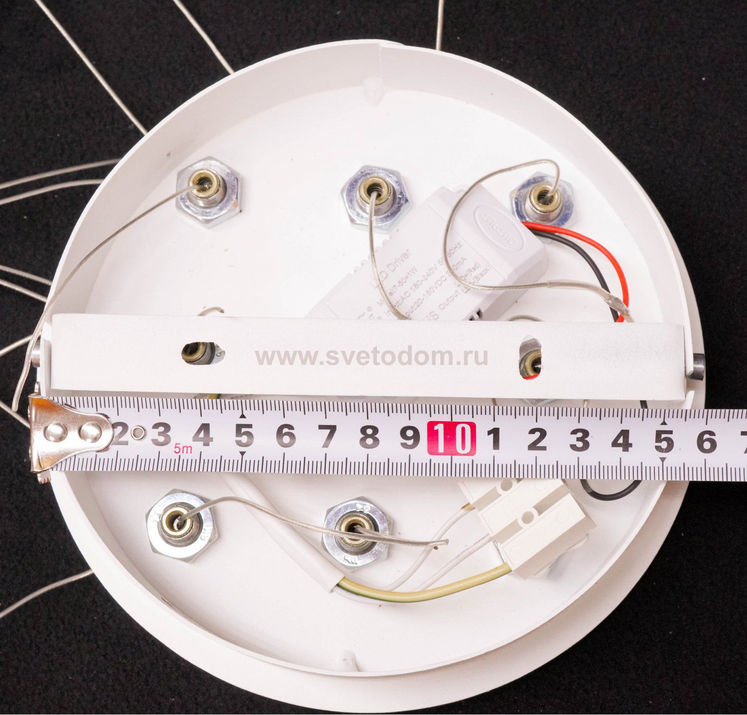 Люстра светодиодная белая TLRO2-40/70-01/W/3000К Лючера