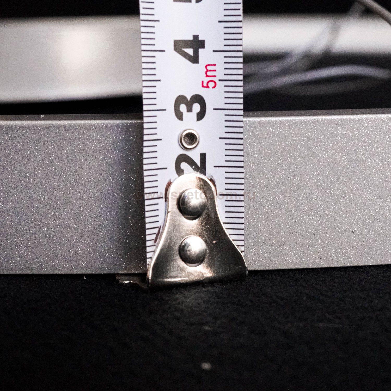 Люстра светодиодная серебристая TLRU1-30-01/S/4000К Лючера