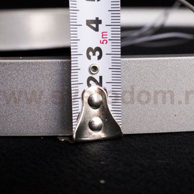 Люстра светодиодная серебристая TLRU1-30-01/S/4000К Лючера