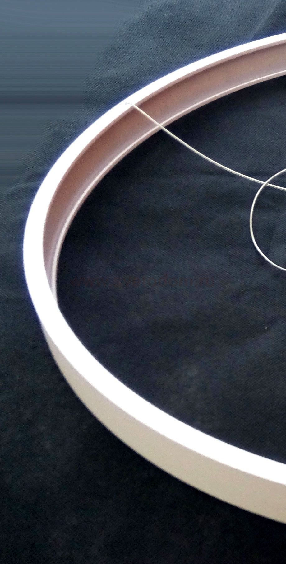 Люстра светодиодная белая кольцо 300мм TLRU1-30-01/W/4000К Лючера